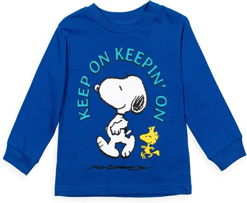 Vista 4 de Peanuts Snoopy Charlie Brown and Friends - Paquete de 2 camisetas gráficas de manga larga