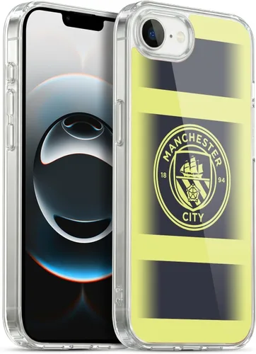 Vista 133 de Head Case Designs Funda de gel con licencia oficial del Manchester City Man City FC Away 2022/23 [protección de grado militar] compatible con Apple