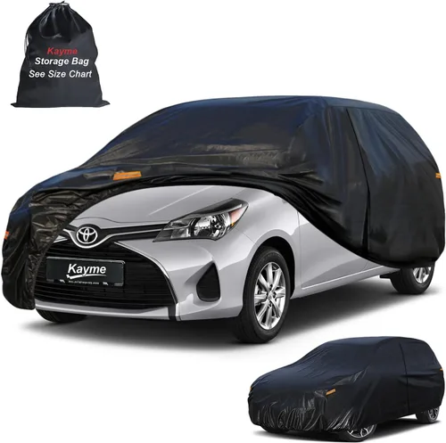Vista 19 de Kayme Funda impermeable para automóvil deportivo para todo tipo de clima. Consulta la tabla de tallas del vehículo para un ajuste preciso. Cubierta