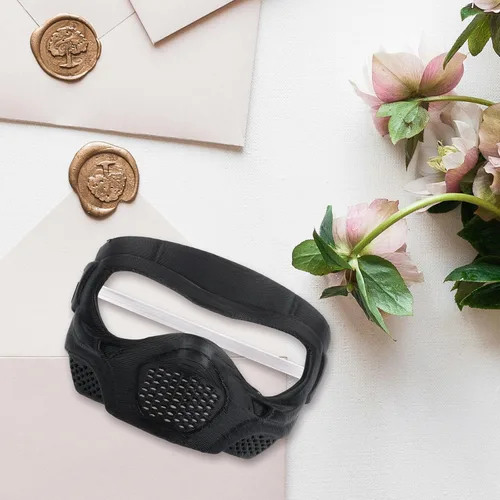 Vista 6 de Penitue Máscara de muñeca moderna y elegante, bonita máscara decorativa de muñeca con cuerda elástica, accesorios de juguetes elegantes