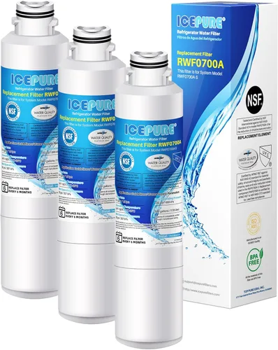 Vista 12 de ICEPURE DA29-00020B Replacement for Samsung Water Filter HAF-CIN/EXP HAF-CIN DA29-00020B-1 RF28HMEDBSR RF263BEAESR RS25J500DSR RF263TEAESG RWF0700A