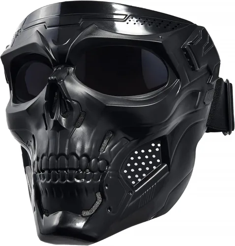 Vista 13 de Máscara facial de motocicleta de cara completa, gafas de bicicleta de tierra motocross, ATV, todoterreno, gafas de conducción y carreras