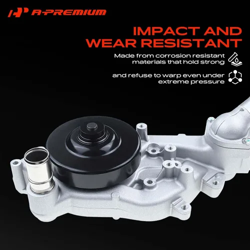 Vista 5 de A-Premium Bomba de agua del motor (6.0 6.2 7.0L) Compatible con Chevy, Cadillac