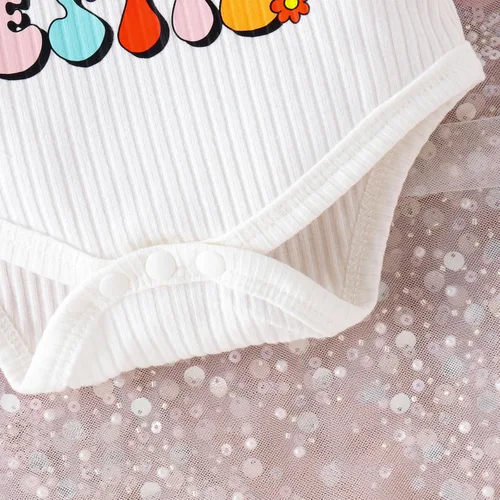 Vista 6 de ZAXARRA Conjunto de 3 piezas de pantalones cortos con estampado floral y diadema para bebé niña