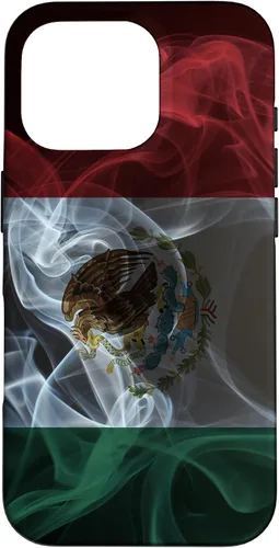 Vista 20 de Smoky Mexico Flag - Funda para iPhone 17 con diseño de orgullo mexicano ahumado