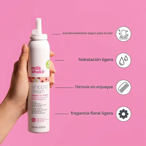 Vista 3 de milk_shake Whipped Cream Leave-In Foam Hydrates and Softens, 6.8 Oz