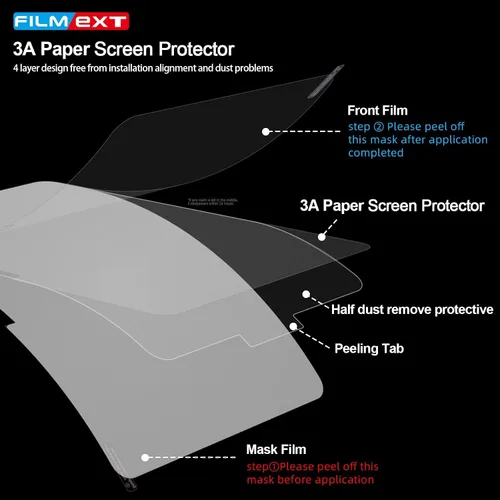 Vista 8 de Protector de pantalla de papel de alta claridad 3A para Ipad Air de 13 pulgadas M4 2026/M3 2025/M2 2024 [antirreflejo] [antirreflejos] [antihuellas]
