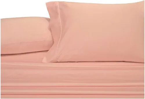 Vista 7 de Royal Hotel Bedding Sábanas de 3 piezas de algodón suave, juego de sábanas de 340 hilos, sábana de 100% algodón sólido, tejido satinado, bolsillo