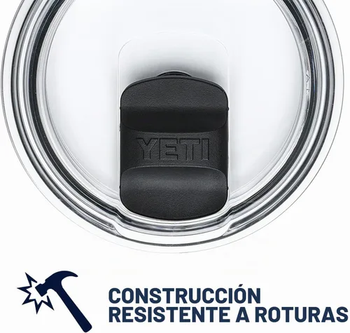 Vista 7 de Yeti Rambler Vaso corto de 10 onzas con aislamiento térmico al vacío, de acero inoxidable, con tapa MagSlider Rosa arenisca.