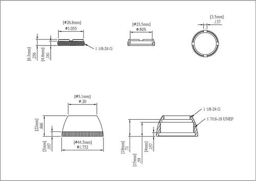 Vista 4 de Kit de reparación/kit de renovación para Delta Faucet RP54870, serie 600, kit de molduras de bañera y ducha, acabado de níquel satinado Plumb USA