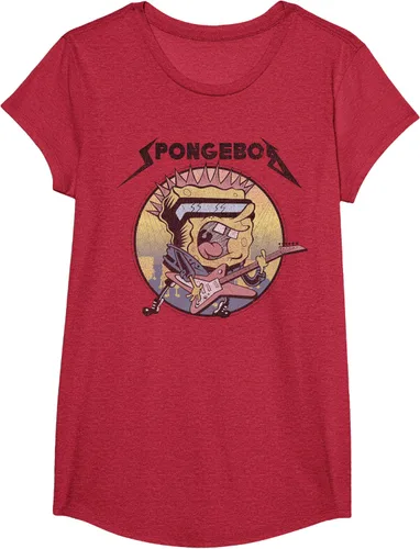 Vista 15 de SpongeBob SquarePants Camiseta de manga corta Heavy Metal Rock