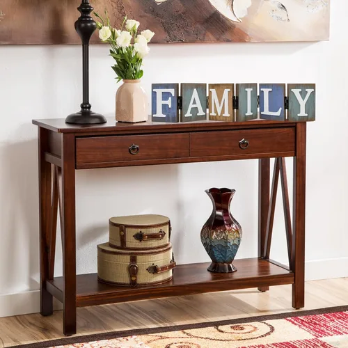 Vista 5 de Aecipl Letrero de madera para el hogar, letras decorativas rústicas independientes, centro de mesa, plegable, decoración de granja de madera