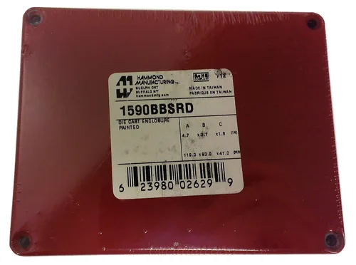 Vista 24 de Hammond Manufacturing 1590B DIECAST Caja 4.4X2.3X1.1 Plateado