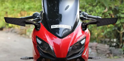 Vista 7 de Espejos retrovisores de carreras para motocicleta, espejos 360° rotativos y sigilosos, compatibles con Honda CBR300R CBR500R CBR600RR CBR1000RR