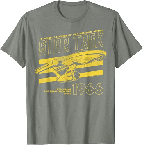 Vista 21 de Star Trek: The Original Series Enterprise '66 Collegiate Camiseta Negro