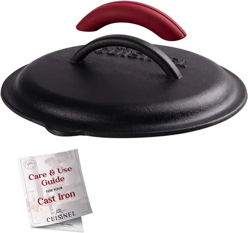 Vista 13 de Cuisinel Tapa de cristal – 6 pulgadas – Compatible con Lodge – Funda de repuesto templada totalmente montada – Apto para horno para sartenes – Para