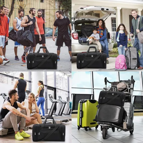 Vista 7 de Sports Duffel Bag 20 inch for Travel Gym Black