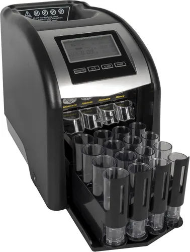 Vista 14 de Royal Sovereign Contador/clasificador eléctrico de monedas de 4 filas con tecnología patentada antiatascos y pantalla de conteo digital (FS-44N)