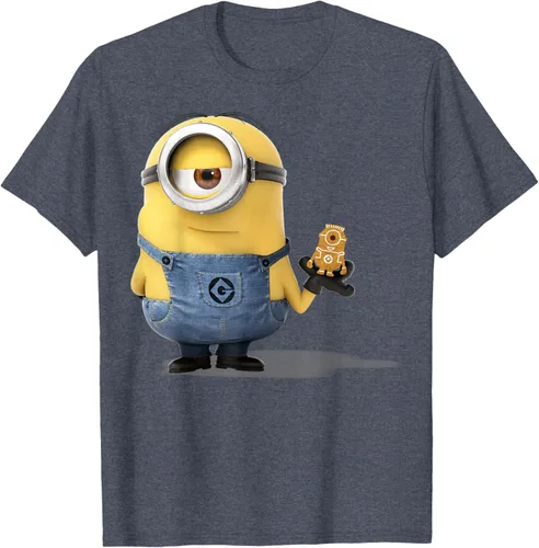 Vista 82 de Camiseta Despicable Me Minions Holding A Ginger Bread Minion Retrato Pequeña