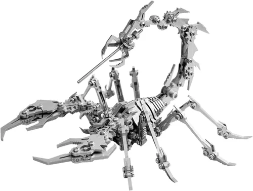 Vista 7 de Microworld Rompecabezas de metal 3D, kits de modelo de metal mecánico de vaca, colección Steel Warcraft Challenge rompecabezas 3D para adultos