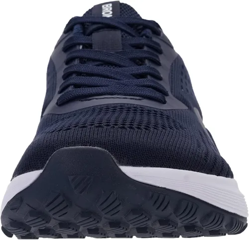 Vista 6 de BRONAX Tenis de correr anchos y acolchados para hombre, puntera ancha, suela de goma
