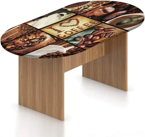 Vista 13 de Mantel ajustable ovalado de poliéster elástico para niños, planetas dibujados a mano, asteroides, constelaciones, monocromo, universo, estampado