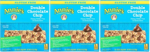 Vista 11 de Annie's Barras de granola masticables sin gluten, pastel de cumpleaños, 5 barras, 4.9 onzas