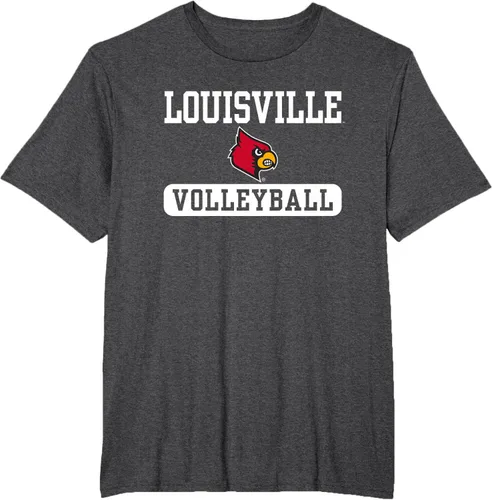Vista 15 de Louisville Cardinals - Camiseta con licencia oficial de voleibol, Negro