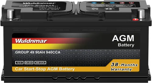 Vista 12 de Batería de arranque y parada de coche de litio G27 12V 80AH de alto rendimiento con 1300CCA y 60 meses de garantía