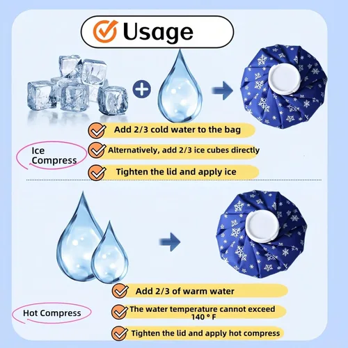 Vista 3 de Bolsa de hielo reutilizable caliente y fría para lesiones deportivas, paquete de hielo para lesiones, terapia de frío y calor, paquete frío
