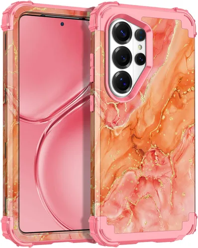Vista 18 de Casetego Funda para Galaxy A16 5G, Tres Capas de Alta Resistencia Robusta a Prueba de Golpes, Protección Completa Rugosa de PC Duro + Parachoques