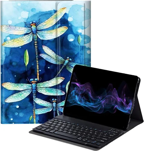 Vista 8 de Funda con teclado africano para Samsung Galaxy Tab S6 Lite de 10.4 pulgadas 2022 (SM-P613/P619)/2020 (SM-P610/P615), funda protectora delgada