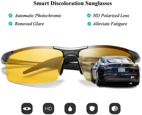 Vista 4 de Day-Night Photochromic Polarized Glasses