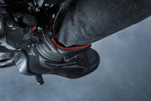 Vista 6 de SHIMA Exo - Botas de motocicleta para mujer, zapatos de cuero ventilado, protector de tobillo corto, para bicicleta urbana, estilo casual, botas