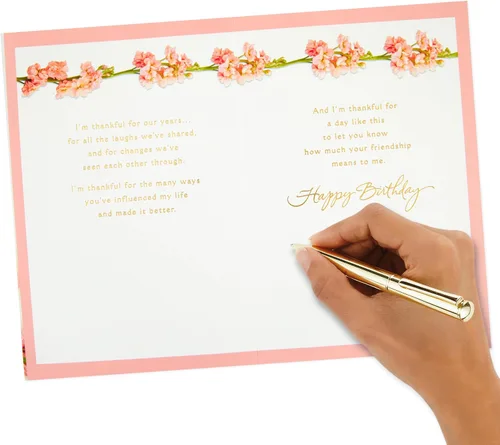 Vista 6 de Hallmark Tarjeta de cumpleaños para amigo (Hijo de mi corazón)