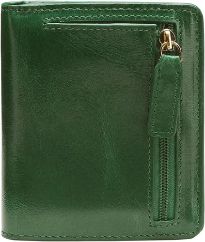 Vista 7 de Itslife - Cartera de cuero para mujer con bloqueo RFID, compacta, plegable, con ventana para identificación, Pequeña, Classic