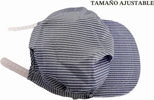 Vista 3 de Kit de disfraz de conductor de tren para niños - Sombrero, silbato y bandana