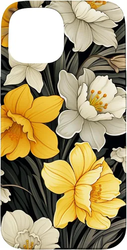 Vista 6 de Daffodil Flower Pattern Modern Floral Case for iPhone 17