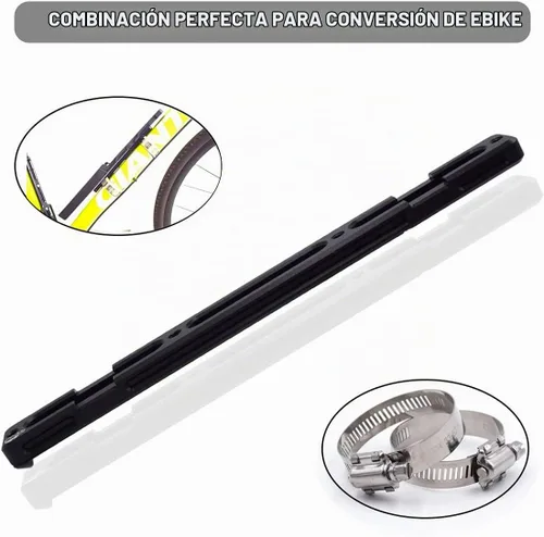 Vista 8 de DRIFT MANIAC Kit de conversión Ebike para adaptador de batería, montaje en bastidor, aluminio negro Kit de conversión de bicicleta eléctrica