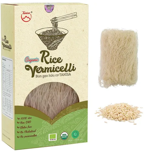 Vista 7 de TANISA - Fideos de fideos orgánicos de arroz integral Grano entero, sin gluten – Pho, Pad Thai, Bun Bo Hue & Spring Rolls – Vegano, sin