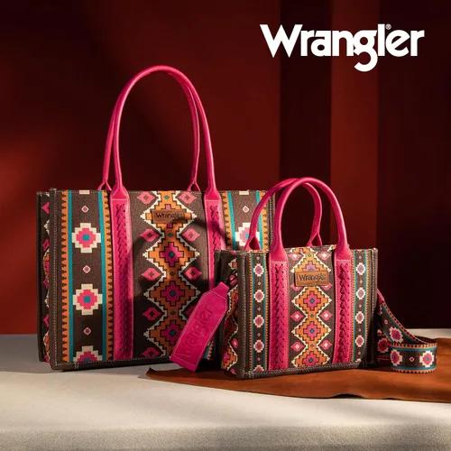 Vista 6 de Wrangler Bolso de mano azteca para mujer, bolsos de hombro occidental y bolsos de mano, regalos de Navidad