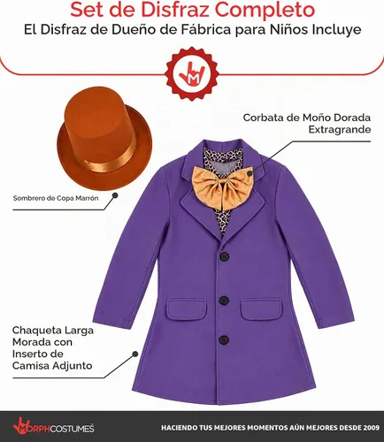 Vista 2 de fun shack Candy Factory Boss Costume Kids, Halloween Costumes for Kids