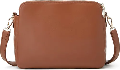 Vista 10 de Bolsos cruzados para mujer, bolso de hombro de tres capas, cuero vegano, múltiples compartimentos, bolsos, carteras, bolso de mano Hobo Clutch 2024