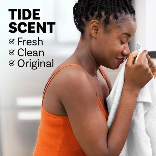 Vista 4 de Downy Unstopables - Perlas potenciadoras de aroma para lavar la ropa, Tide Original, 13.4 onzas