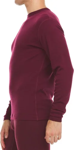 Vista 3 de Minus33 Chocorua - Camisas de peso medio para hombre, 100% lana merina, capa base térmica de manga larga, opciones grandes y altas