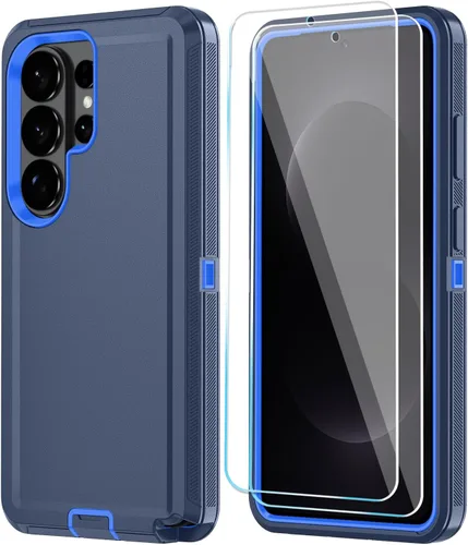 Vista 77 de ONOLA Funda compatible con Samsung Galaxy S24 Ultra con protector de pantalla HD, resistente a los golpes y a las caídas, funda de 3 capas