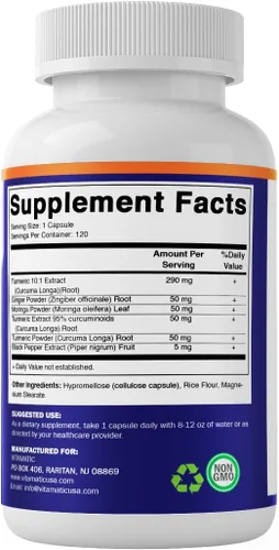 Vista 9 de Vitamatic Suplemento de curcumina de cúrcuma
