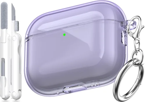 Vista 49 de Funda para Estuche de Airpods Pro de 2ª/1ª Generación, Compatible con Estuche de Airpods Pro de 2ª Gen Puerto de Carga USB C, Funda Suave