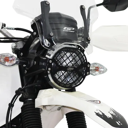 Vista 2 de GP Kompozit Protector de faros delanteros negro compatible con Hero Xpulse 200 2020-2023