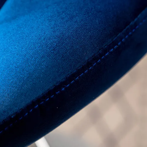 Vista 15 de Roundhill Furniture Ellston - Taburetes de bar giratorios ajustables de terciopelo, color azul, juego de 2